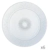 Luminarc 6 Assiettes Plates 25cm 19