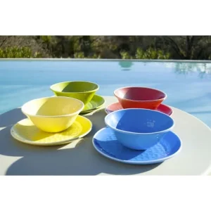 Les Jardins De La Comtesse Assiette à Dessert Bleue 23 Cm – Lot De 2 13