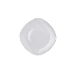 Wadiga Assiette à Dessert Carrée En Porcelaine Blanche – Lot De 12 6