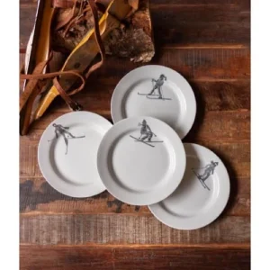 Wadiga Assiette à Dessert En Céramique D21cm – Lot De 4 6