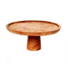 Bazar Bizar Assiette à Gâteau Large En Bois De Teck 11