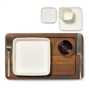 Serax Assiette Carrée En Porcelaine Blanche 16x16cm 18