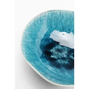 Kare Design Assiette Creuse En Grès Bleu Et Blanc D17 – Lot De 4 11