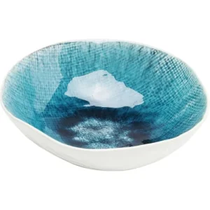 Kare Design Assiette Creuse En Grès Bleu Et Blanc D17 – Lot De 4 13