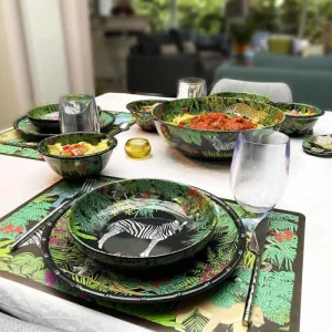 Les Jardins De La Comtesse Assiette Creuse En Mélamine 20 Cm Avec Des Motifs Jungle 7