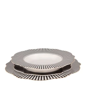 Mathilde M Assiette Creuse Gris Foncé D23cm 10
