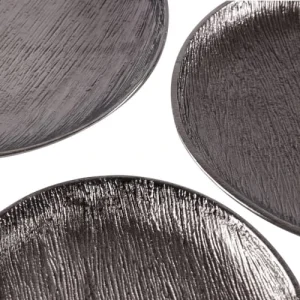 Zago Assiette Décorative En Métal Ø29cm Noire 15