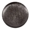 Zago Assiette Décorative En Métal Ø33cm Noire 10