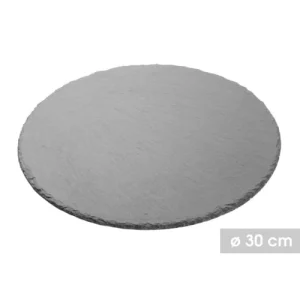 Wadiga Assiette En Ardoise Ronde D30cm 7