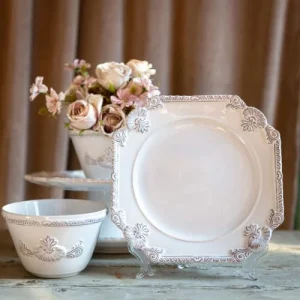 Blanc Mariclo Assiette En Céramique Blanche 22 Cm 9