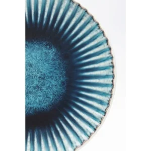 Kare Design Assiette En Grès Bleu Et Blanc D21 – Lot De 4 11