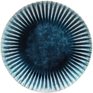 Kare Design Assiette En Grès Bleu Et Blanc D21 – Lot De 4 15