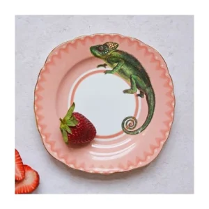 Yvonne Ellen Assiette En Porcelaine Caméléon D16cm 10