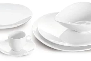 Sibo Homeconcept Assiette Hôtesse En Porcelaine Blanche Blanc 31 Cm – Lot De 6 6