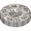 Kare Design Assiette Plate En Céramique Grise D27 – Lot De 6 7