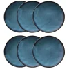 Maisons Du Monde Assiette Plate En Faïence Bleue – Lot De 6 10