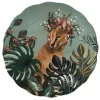 Maisons Du Monde Assiette Plate En Faïence Multicolore Motif Tropical Et Lynx – Lot De 6 17