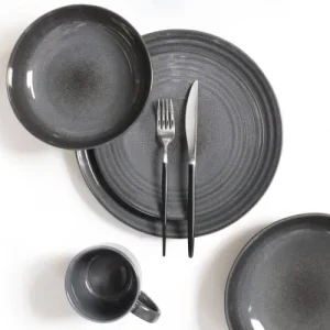 Medard De Noblat Assiette Plate En Grès Granit 7
