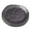 Kare Design Assiette Plate En Grès Noir D20 – Lot De 4 11