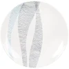 Maisons Du Monde Assiette Plate En Porcelaine Blanche Et Bleue à Motifs – Lot De 6 11