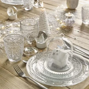 Maisons Du Monde Assiette Plate En Verre D 25 Cm CLASSICA – Lot De 6 14