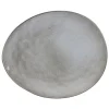 Trends Home Assiette Plate Galet Gris 11