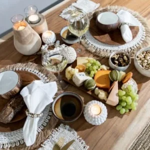 Bazar Bizar Assiette Ronde Moyenne En Bois De Teck 14