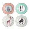 Yvonne Ellen Assiettes à Dessert En Porcelaine D16cm – Lot De 4 14