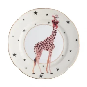 Yvonne Ellen Assiettes à Dessert En Porcelaine D16cm – Lot De 4 14