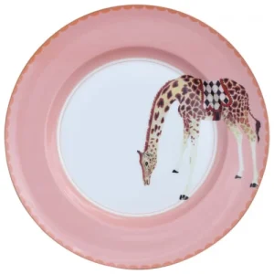 Yvonne Ellen Assiettes Animaux En Porcelaine D27cm – Lot De 4 14