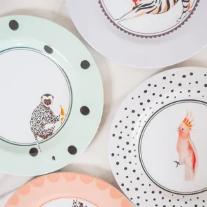 Yvonne Ellen Assiettes En Mélamine D21cm – Lot De 4 12
