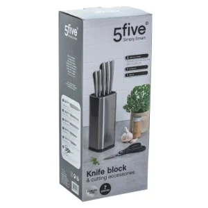 Five Simply Smart Bloc De 5 Couteaux + Ciseaux Inoxydable – Five 12