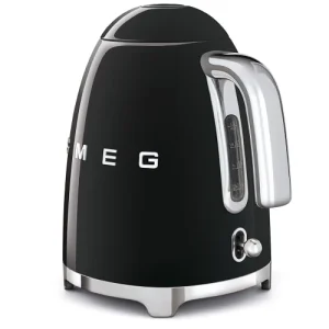 Smeg Bouilloire 1,7 L Mat En Inox Noir 9