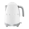 Smeg Bouilloire Année 50 1,7 L En Inox Blanc 22