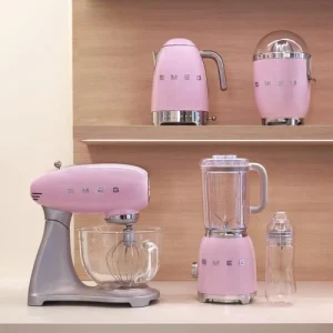 Smeg Bouilloire Année 50 1,7 L En Inox Rose 9