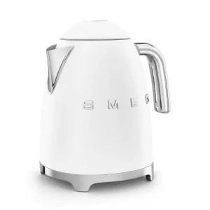 Smeg Boulloire 1,7 L Mat En Inox Blanc 9