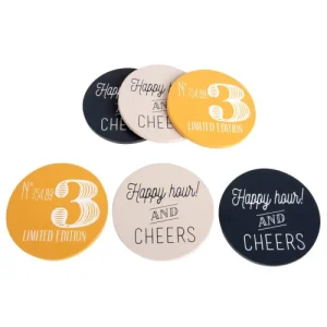Maisons Du Monde Chopes à Bière En Verre (x6) Et Support Imprimé 9