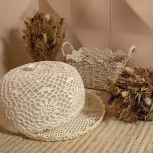 Pirouette Paris Cloche à Gâteaux En Crochet Fait Main D33cm 9
