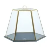 Artesa Cloche En Verre Avec Plat En Ardoise – Transperent Et Noir 7