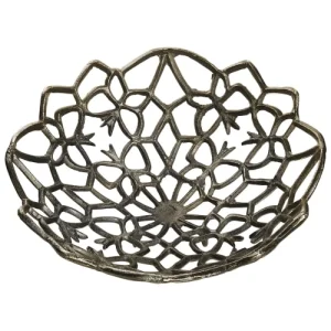 Beliani Coupe De Fruits En Aluminium Argenté 10