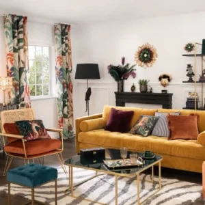 Maisons Du Monde Coupe Sur Pied En Verre Doré 12