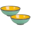 Maisons Du Monde Coupelle En Faïence Jaune Et Verte – Lot De 2 13