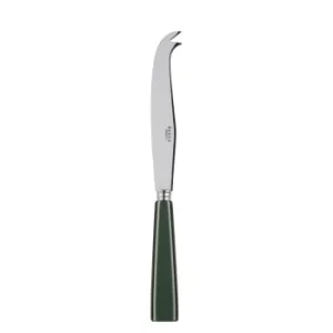 Sabre Couteau à Fromage Inox Et Acrylique Vert Foncé 18