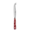 Sabre Couteau à Fromage Inox Et Marguerites Rouges 20