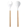 ASA SELECTION Couverts à Salade En Porcelaine Naturelle 22