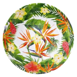 Les Jardins De La Comtesse Grand Saladier En Mélamine Pure 31 Cm En Imprimé Fleurs Exotiques 13