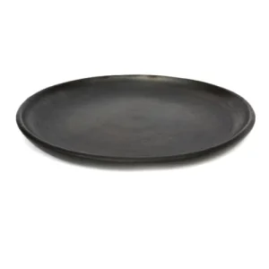 Bazar Bizar Grande Assiette En Terracotta Noire 9