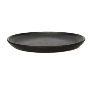Bazar Bizar Grande Assiette En Terracotta Noire 11