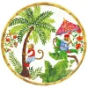 Les Jardins De La Comtesse Grande Assiette Plate En Mélamine Décorée De Singes De Bali Ø 28 Cm 16