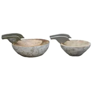 Sensei Maison Grande Coupe Décorative 26 Ou 33 Cm Blanc Petit Modèle 18